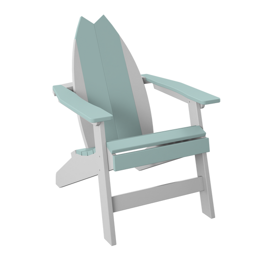 Polybird P80 Surfboard-Tail Adirondack Chair - LEAD TIME TO SHIP 5 BUSINESS DAYS OR LESS