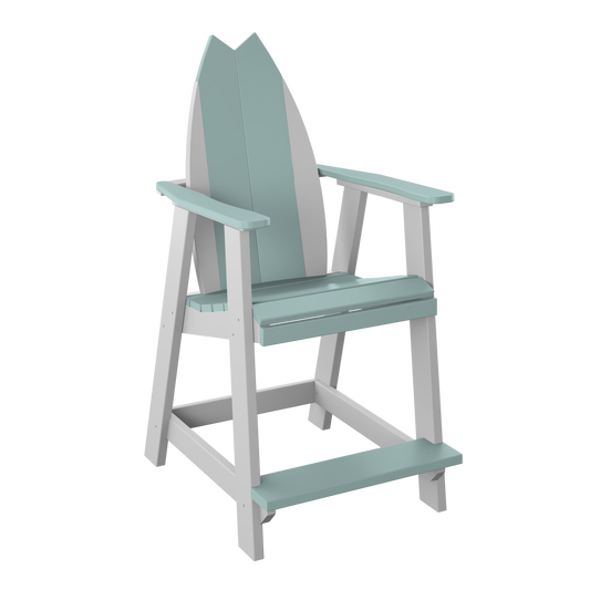 Polybird P82 Surfboard-Tail Balcony Chair (COUNTER HEIGHT) - LEAD TIME TO SHIP 5 BUSINESS DAYS OR LESS