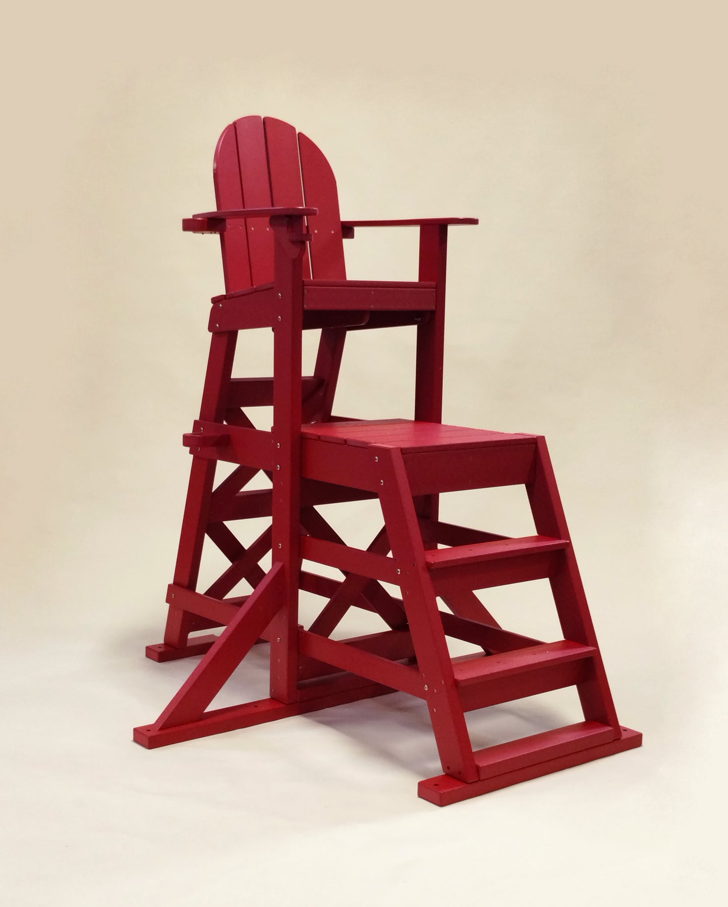 Tailwind Furniture Recycled Plastic MLG-525 Medium Lifeguard Chair with Front Ladder (SEAT EHIGHT 50") - LEAD TIME TO SHIP 3 WEEKS OR LESS