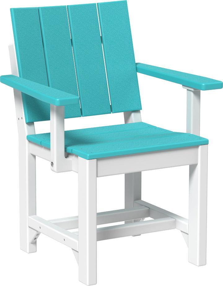 LuxCraft Recycled Plastic Urban Arm Chair (DINING HEIGHT) - LEAD TIME TO SHIP 3 TO 4 WEEKS