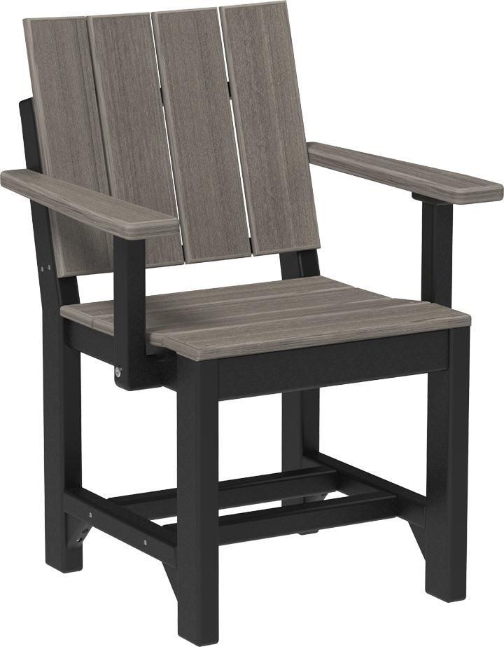 LuxCraft Recycled Plastic Urban Arm Chair (DINING HEIGHT) - LEAD TIME TO SHIP 3 TO 4 WEEKS