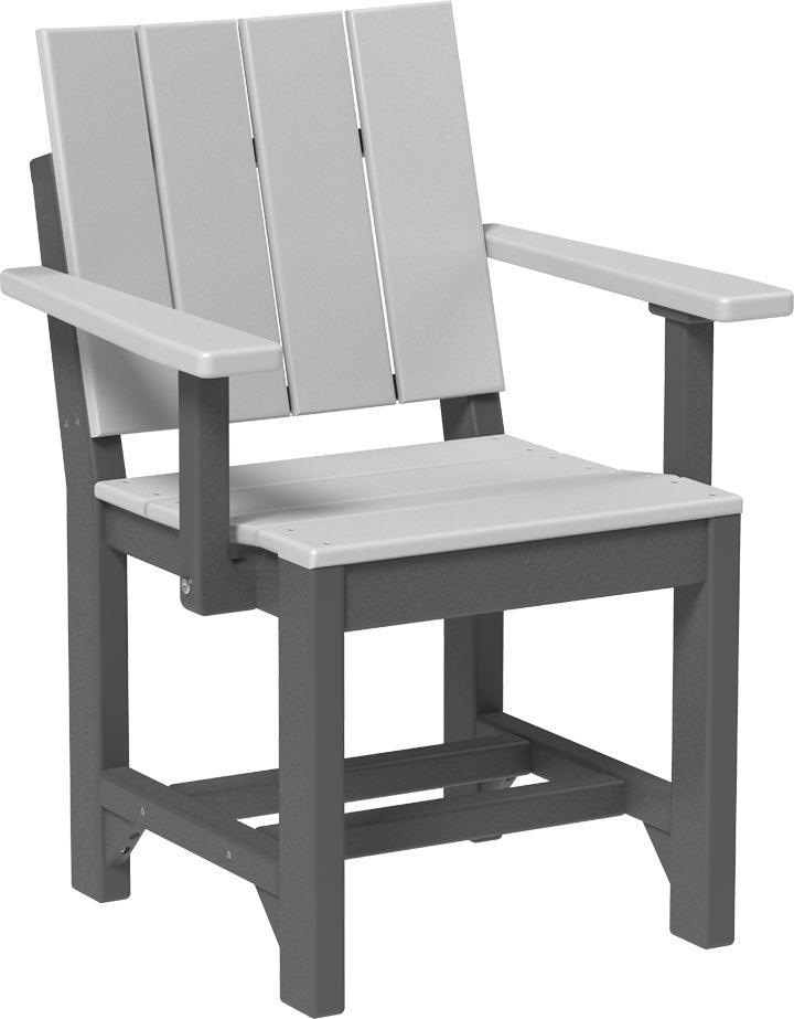 LuxCraft Recycled Plastic Urban Arm Chair (DINING HEIGHT) - LEAD TIME TO SHIP 3 TO 4 WEEKS