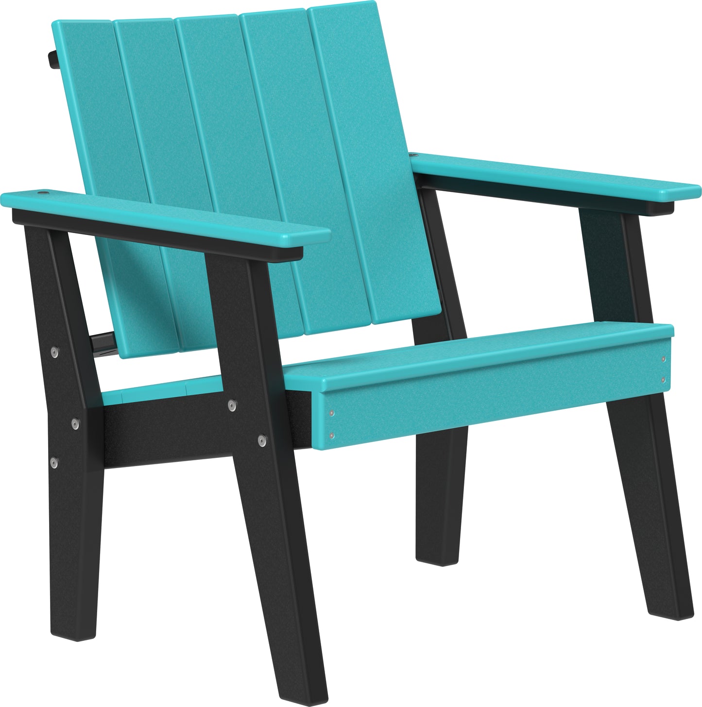 LuxCraft Recycled Plastic Urban Chat Deck Chair - LEAD TIME TO SHIP 7 BUSINESS DAYS OR LESS