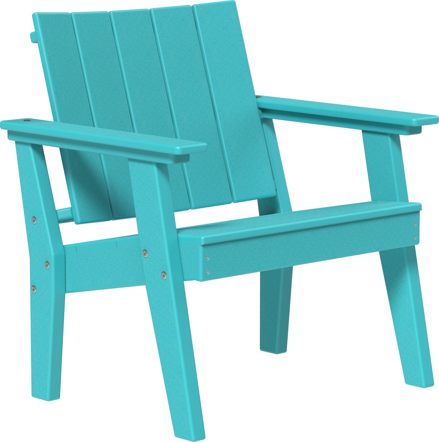 LuxCraft Recycled Plastic Urban Chat Deck Chair - LEAD TIME TO SHIP 7 BUSINESS DAYS OR LESS