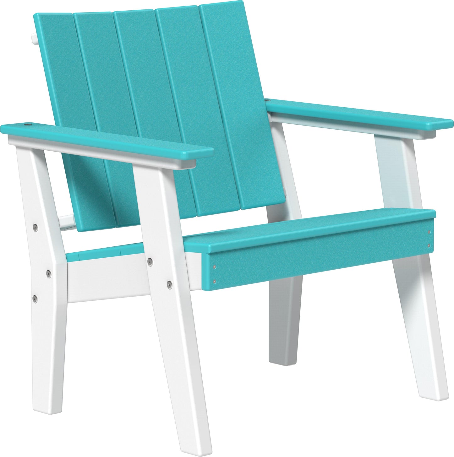 LuxCraft Recycled Plastic Urban Chat Deck Chair - LEAD TIME TO SHIP 7 BUSINESS DAYS OR LESS