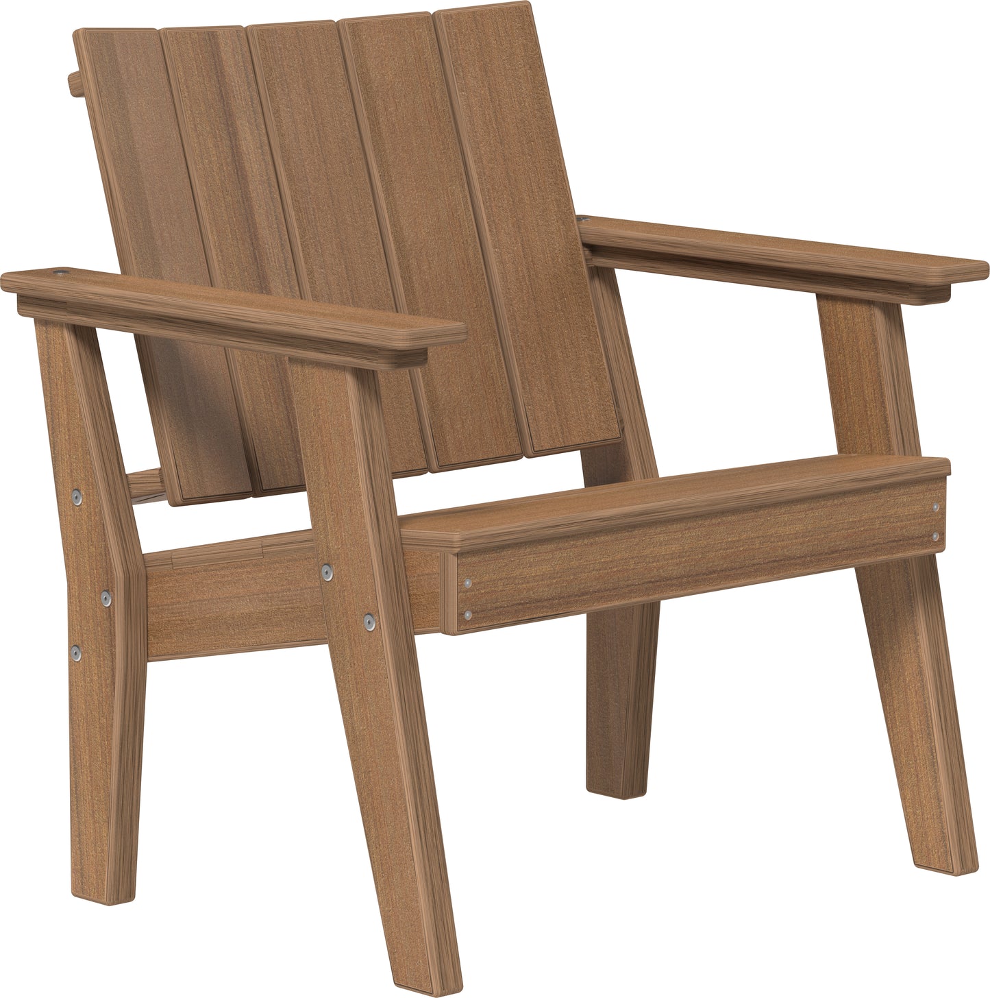LuxCraft Recycled Plastic Urban Chat Deck Chair - LEAD TIME TO SHIP 7 BUSINESS DAYS OR LESS
