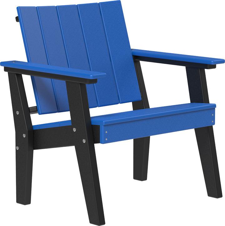 LuxCraft Recycled Plastic Urban Chat Deck Chair - LEAD TIME TO SHIP 7 BUSINESS DAYS OR LESS