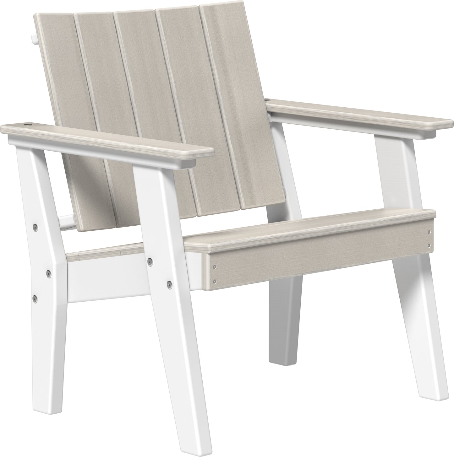LuxCraft Recycled Plastic Urban Chat Deck Chair - LEAD TIME TO SHIP 7 BUSINESS DAYS OR LESS