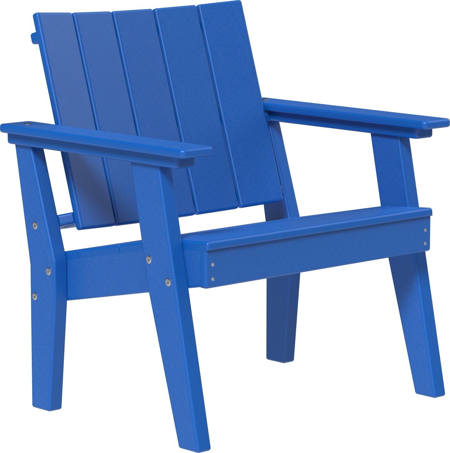 LuxCraft Recycled Plastic Urban Chat Deck Chair - LEAD TIME TO SHIP 7 BUSINESS DAYS OR LESS