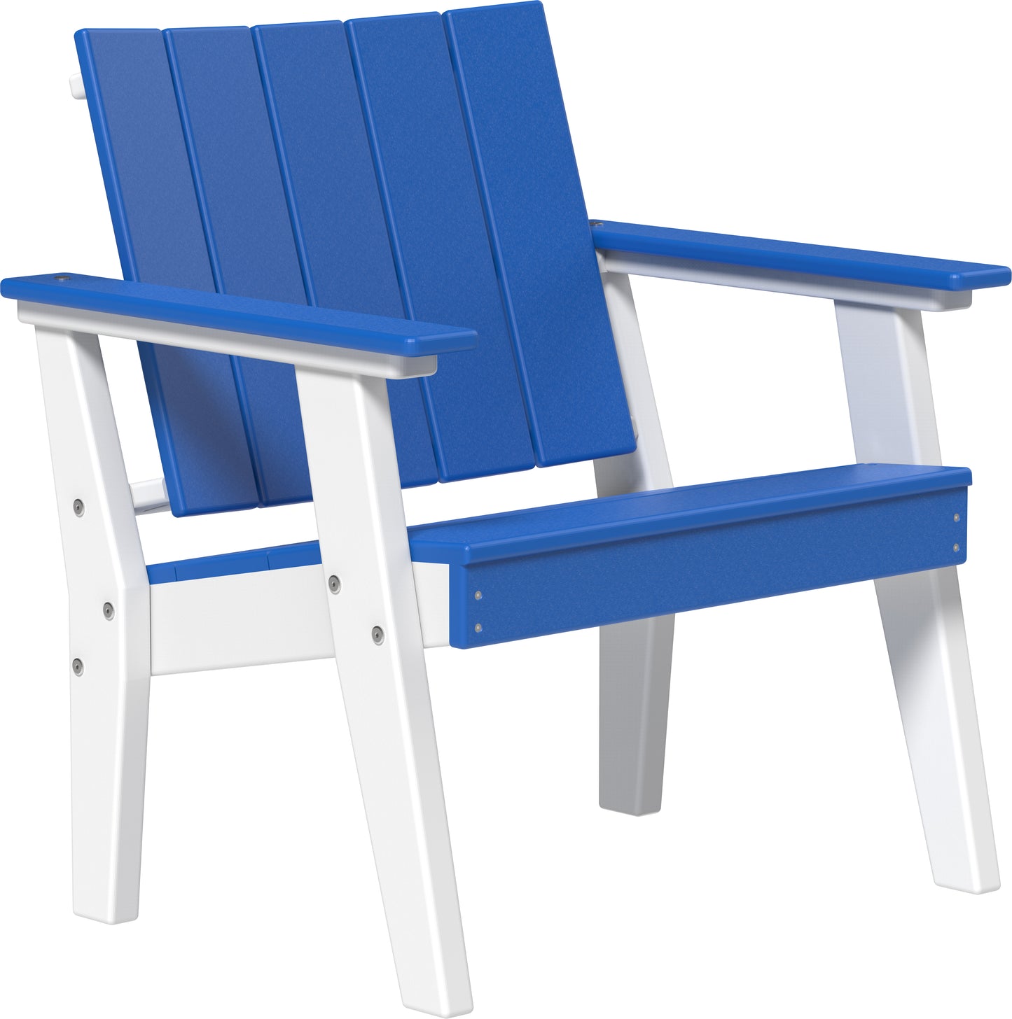 LuxCraft Recycled Plastic Urban Chat Deck Chair - LEAD TIME TO SHIP 7 BUSINESS DAYS OR LESS