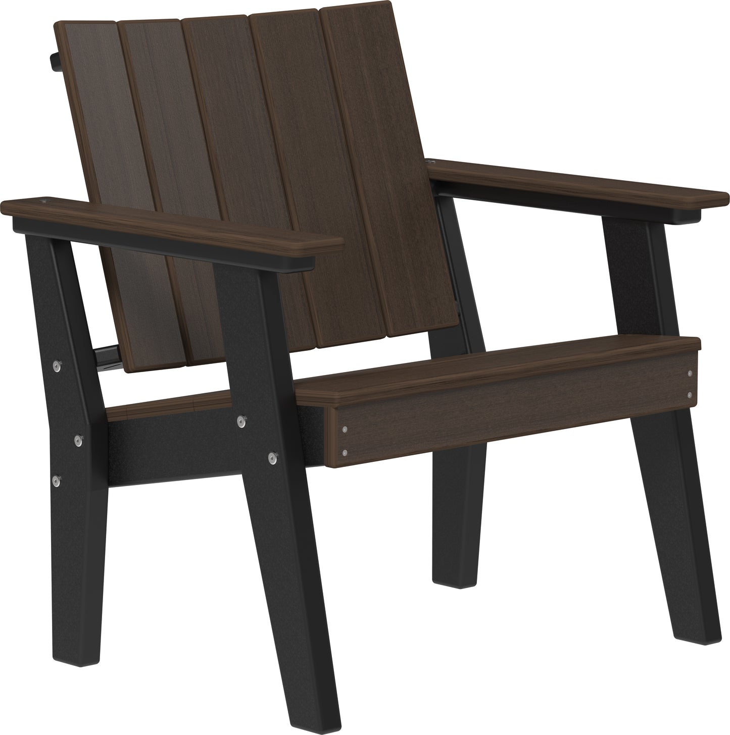 LuxCraft Recycled Plastic Urban Chat Deck Chair - LEAD TIME TO SHIP 7 BUSINESS DAYS OR LESS