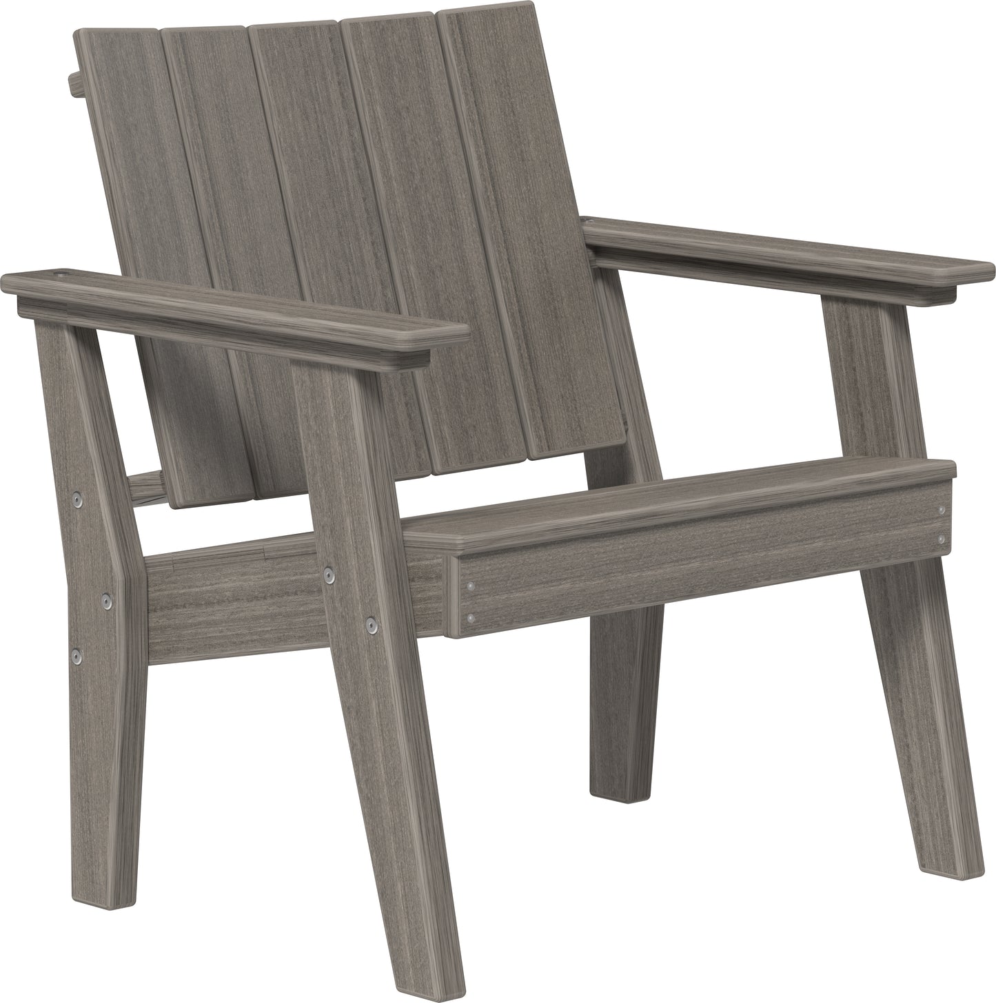 LuxCraft Recycled Plastic Urban Chat Deck Chair - LEAD TIME TO SHIP 7 BUSINESS DAYS OR LESS
