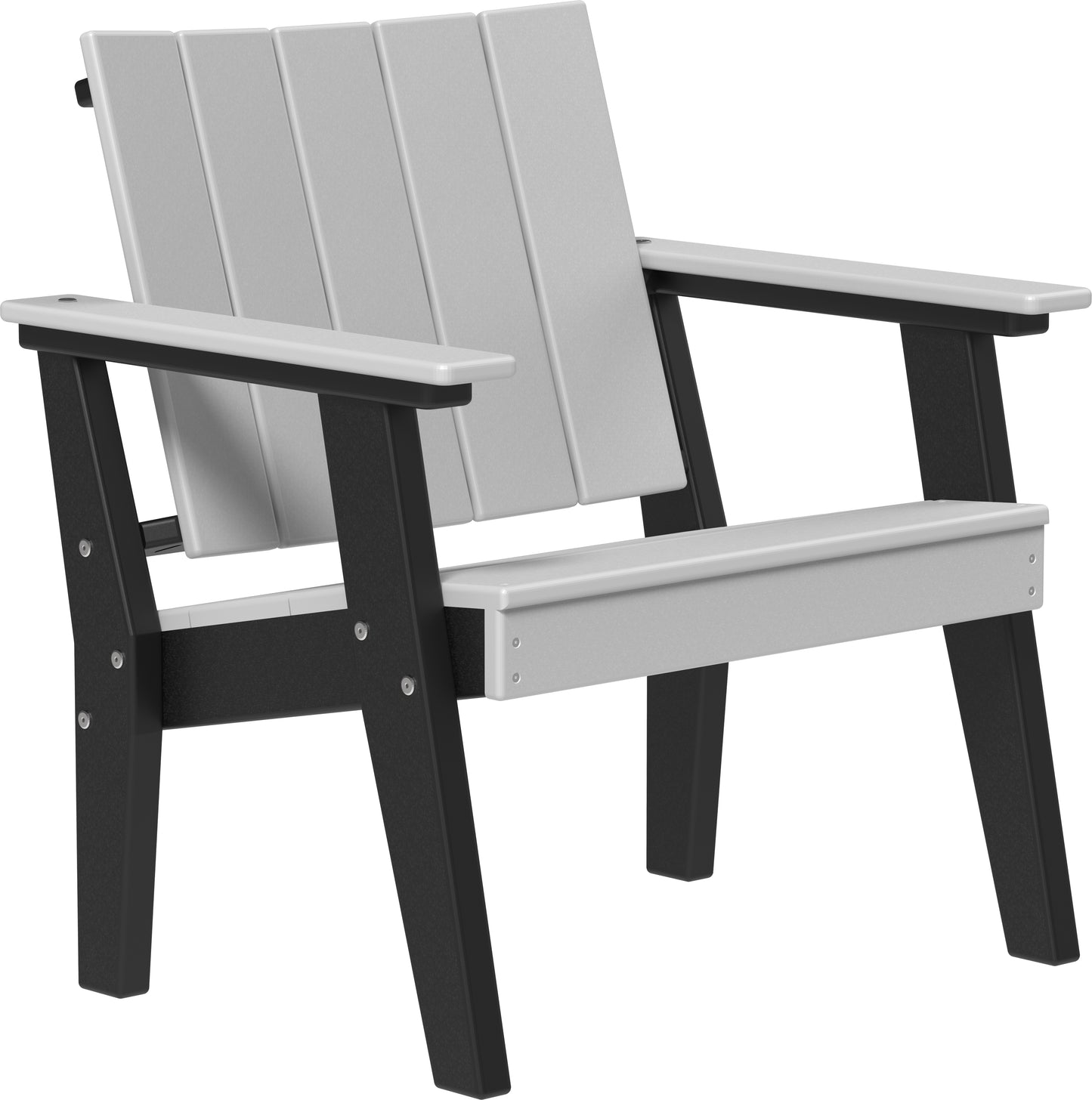 LuxCraft Recycled Plastic Urban Chat Deck Chair - LEAD TIME TO SHIP 7 BUSINESS DAYS OR LESS
