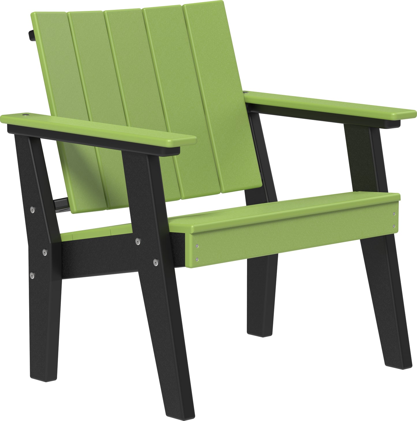LuxCraft Recycled Plastic Urban Chat Deck Chair - LEAD TIME TO SHIP 7 BUSINESS DAYS OR LESS