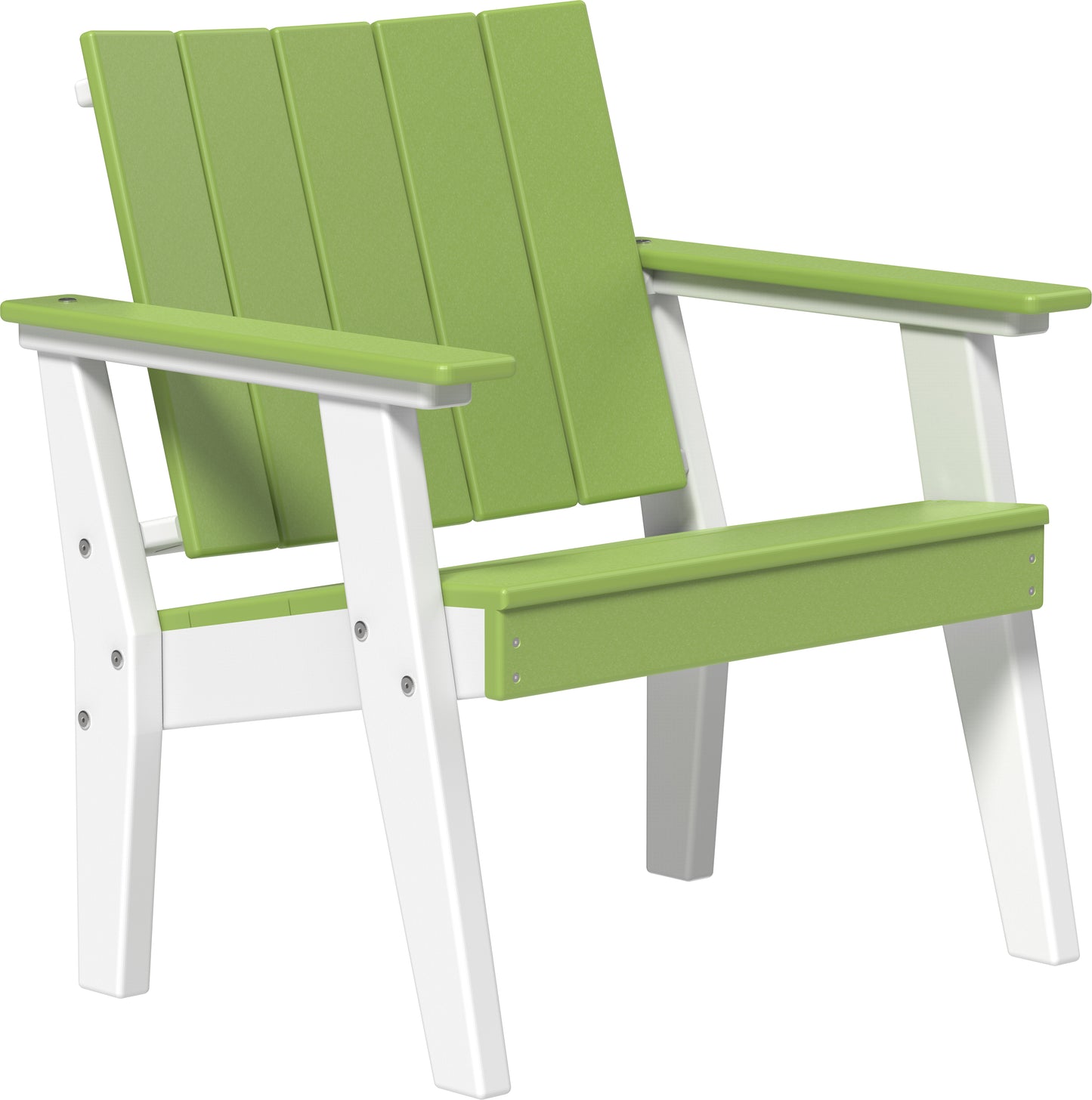 LuxCraft Recycled Plastic Urban Chat Deck Chair - LEAD TIME TO SHIP 7 BUSINESS DAYS OR LESS