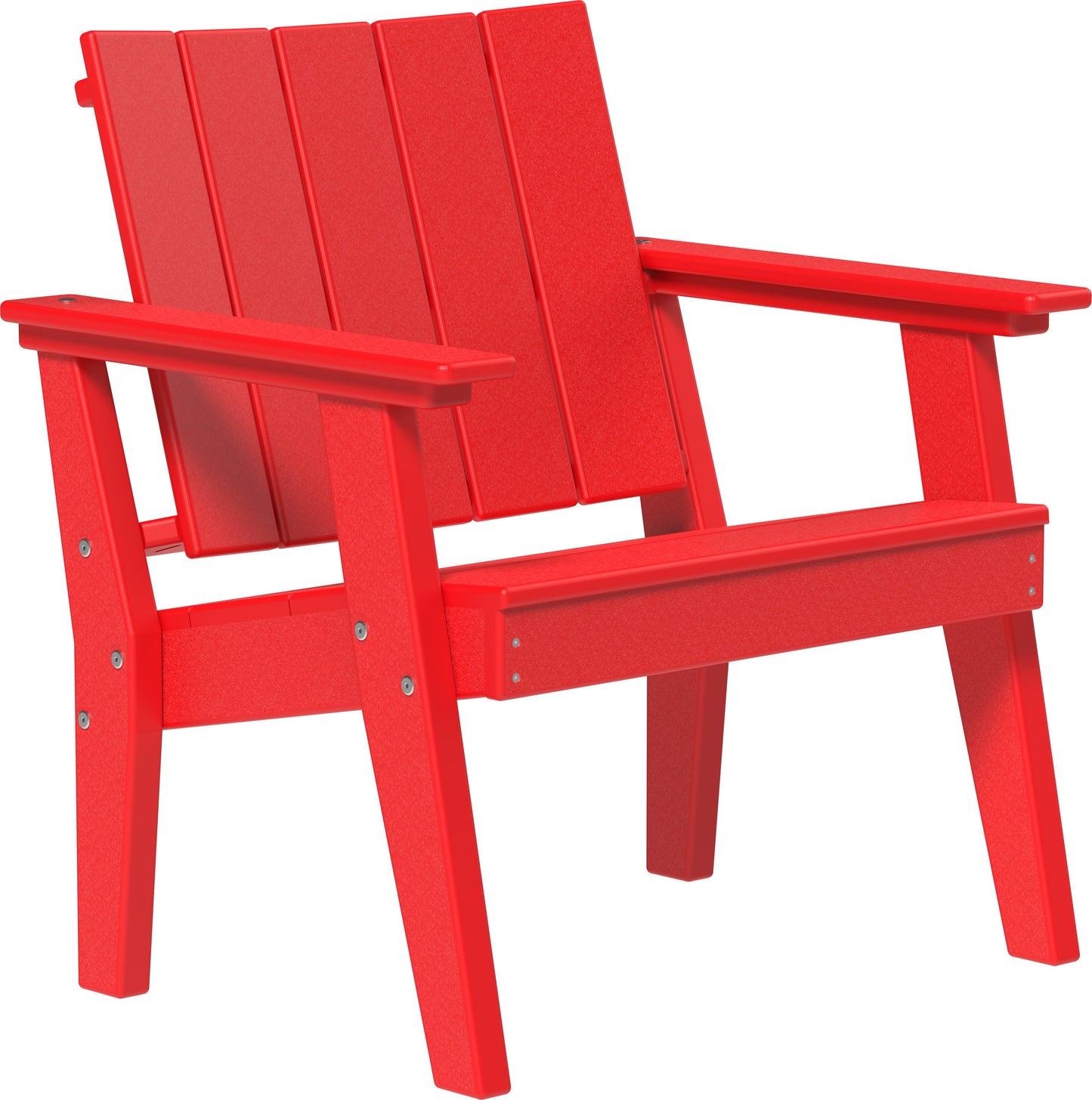 LuxCraft Recycled Plastic Urban Chat Deck Chair - LEAD TIME TO SHIP 7 BUSINESS DAYS OR LESS