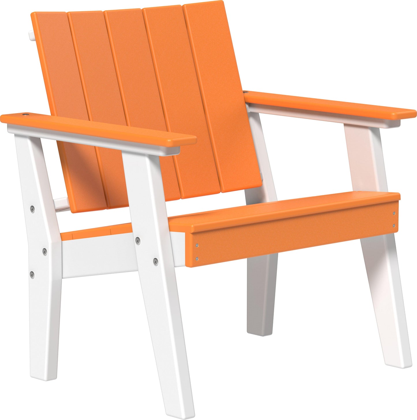 LuxCraft Recycled Plastic Urban Chat Deck Chair - LEAD TIME TO SHIP 7 BUSINESS DAYS OR LESS
