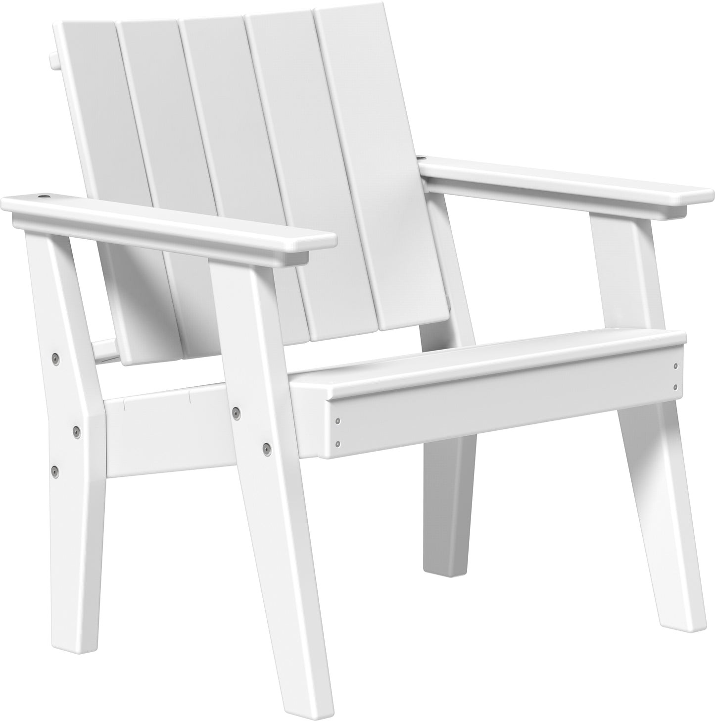 LuxCraft Recycled Plastic Urban Chat Deck Chair - LEAD TIME TO SHIP 7 BUSINESS DAYS OR LESS