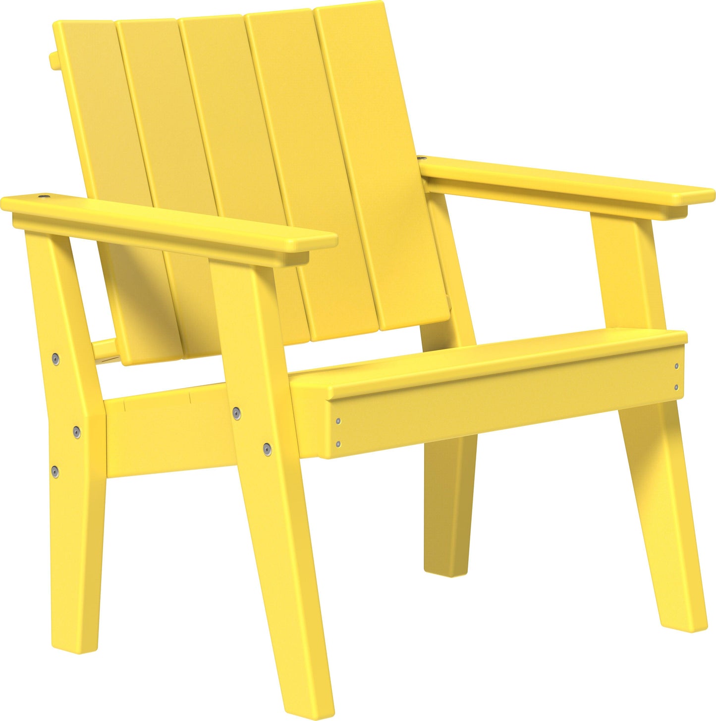 LuxCraft Recycled Plastic Urban Chat Deck Chair - LEAD TIME TO SHIP 7 BUSINESS DAYS OR LESS