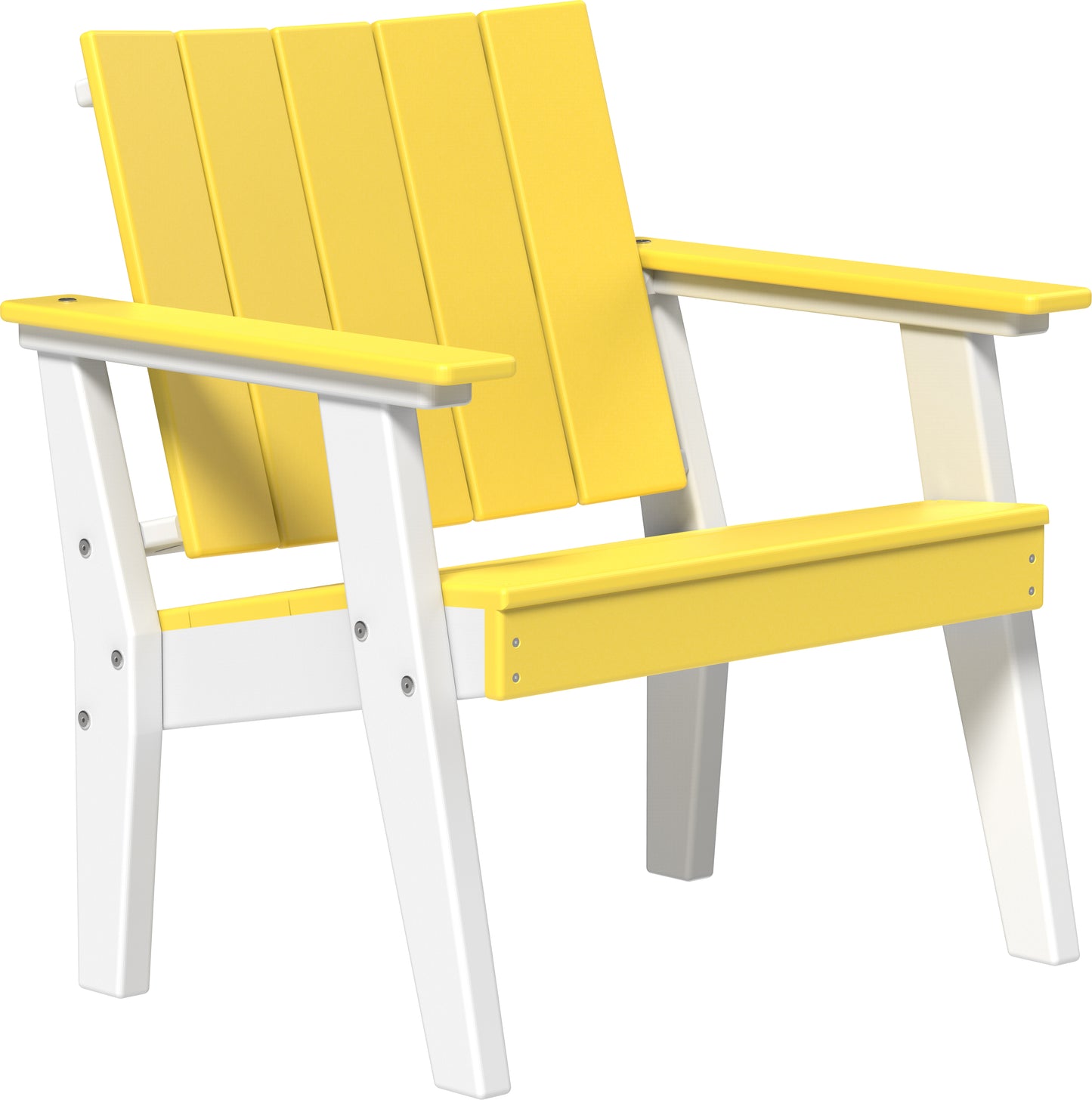 LuxCraft Recycled Plastic Urban Chat Deck Chair - LEAD TIME TO SHIP 7 BUSINESS DAYS OR LESS