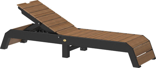 LuxCraft Recycled Plastic Urban Chaise Lounge Chair - LEAD TIME TO SHIP 7 BUSINESS DAYS OR LESS