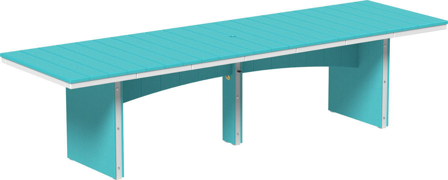 LuxCraft Recycled Plastic 3' x 10' Urban Rectangular Table (COUNTER HEIGHT) - LEAD TIME TO SHIP 3 TO 4 WEEKS
