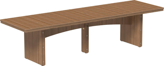 LuxCraft Recycled Plastic 3' x 10' Urban Rectangular Table (COUNTER HEIGHT) - LEAD TIME TO SHIP 3 TO 4 WEEKS