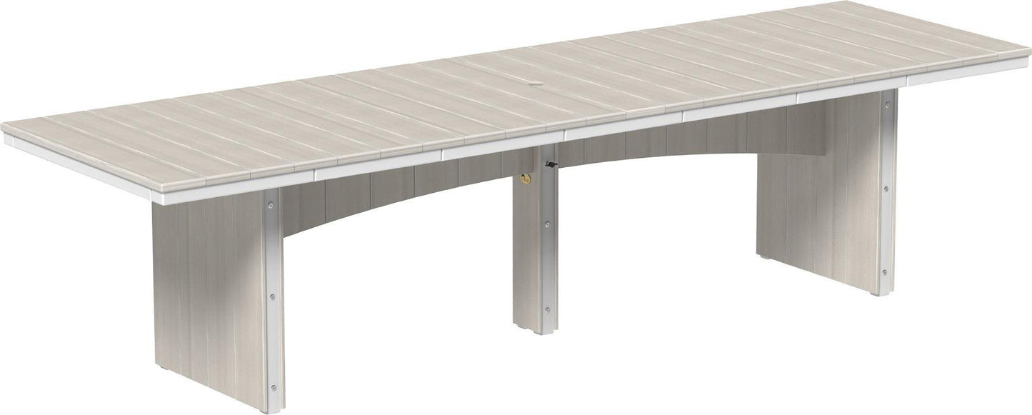 LuxCraft Recycled Plastic 3' x 10' Urban Rectangular Table (COUNTER HEIGHT) - LEAD TIME TO SHIP 3 TO 4 WEEKS