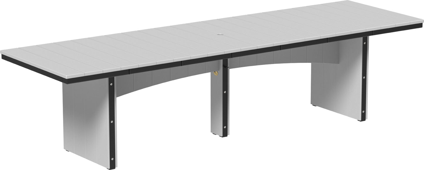 LuxCraft Recycled Plastic 3' x 10' Urban Rectangular Table (COUNTER HEIGHT) - LEAD TIME TO SHIP 3 TO 4 WEEKS