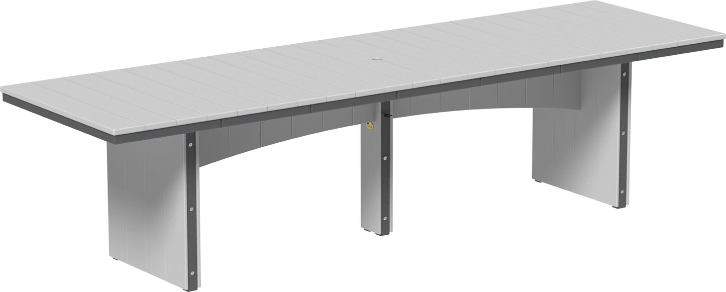 LuxCraft Recycled Plastic 3' x 10' Urban Rectangular Table (COUNTER HEIGHT) - LEAD TIME TO SHIP 3 TO 4 WEEKS