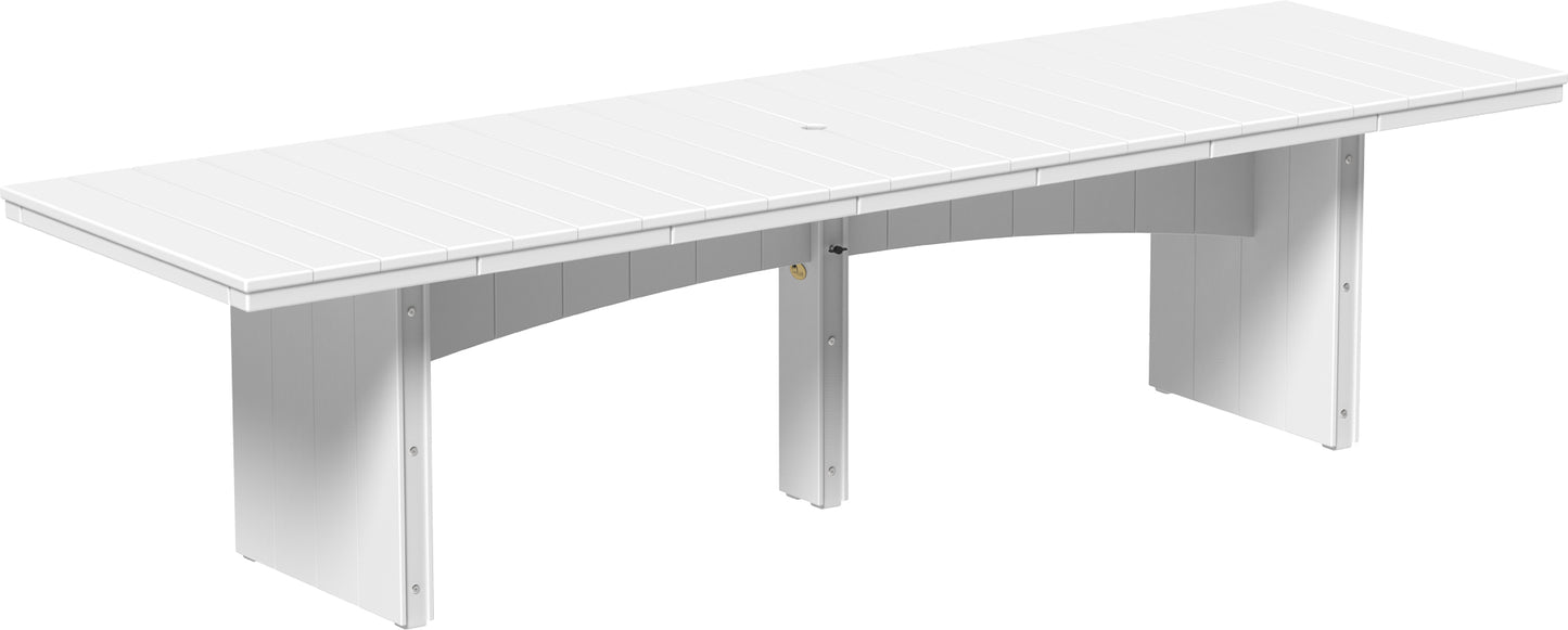 LuxCraft Recycled Plastic 3' x 10' Urban Rectangular Table (COUNTER HEIGHT) - LEAD TIME TO SHIP 3 TO 4 WEEKS