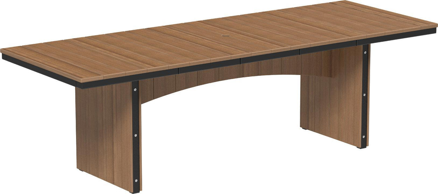 LuxCraft Recycled Plastic 3' x 8' Urban Rectangular Table (COUNTER HEIGHT) - LEAD TIME TO SHIP 3 TO 4 WEEKS