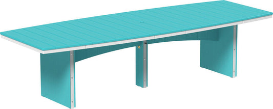 LuxCraft Recycled Plastic 4’ x 10’ Urban Oval Table (BAR HEIGHT) - LEAD TIME TO SHIP 3 TO 4 WEEKS