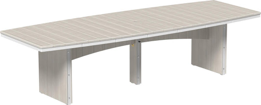 LuxCraft Recycled Plastic 4’ x 8’ Urban Oval Table (BAR HEIGHT) - LEAD TIME TO SHIP 3 TO 4 WEEKS