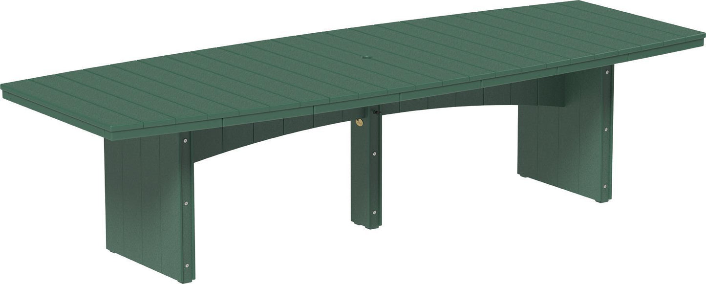 LuxCraft Recycled Plastic 4’ x 10’ Urban Oval Table (COUNTER HEIGHT) - LEAD TIME TO SHIP 3 TO 4 WEEKS