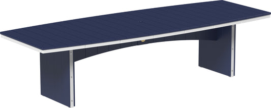 LuxCraft Recycled Plastic 4’ x 10’ Urban Oval Table (COUNTER HEIGHT) - LEAD TIME TO SHIP 3 TO 4 WEEKS