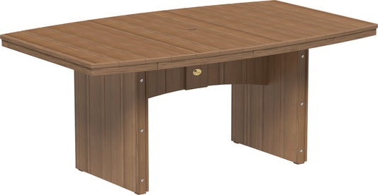 LuxCraft Recycled Plastic 4' x 6' Urban Oval Dining Table (COUNTER HEIGHT) - LEAD TIME TO SHIP 3 TO 4 WEEKS