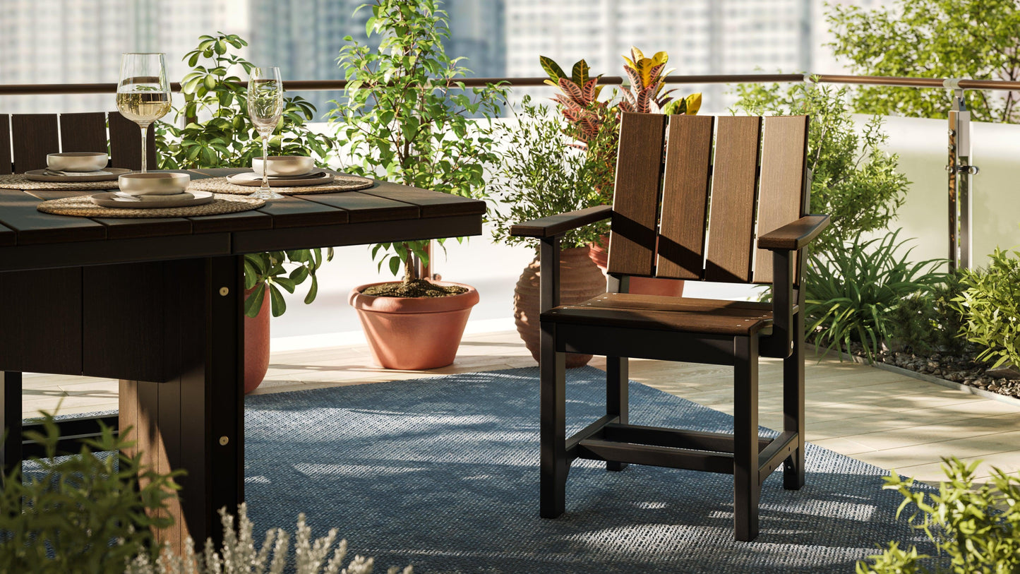 LuxCraft Recycled Plastic Urban Side Chair (DINING HEIGHT) - LEAD TIME TO SHIP 3 TO 4 WEEKS