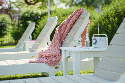 LuxCraft Recycled Plastic Urban Chaise Lounge Chair - LEAD TIME TO SHIP 7 BUSINESS DAYS OR LESS