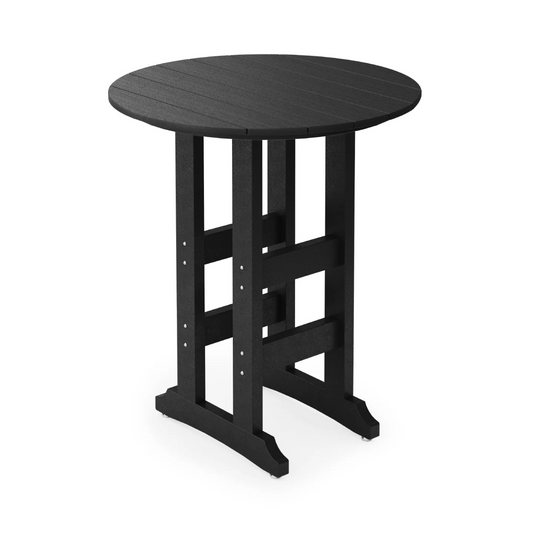 Sopoly 36" Recycled Plastic Round Bar Table (BAR HEIGHT) - LEAD TIME TO SHIP 5 BUSINESS DAYS OR LESS