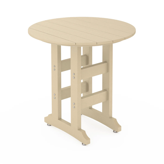 Sopoly 36" Recycled Plastic Round Counter Table (COUNTER HEIGHT) - LEAD TIME TO SHIP 5 BUSINESS DAYS OR LESS