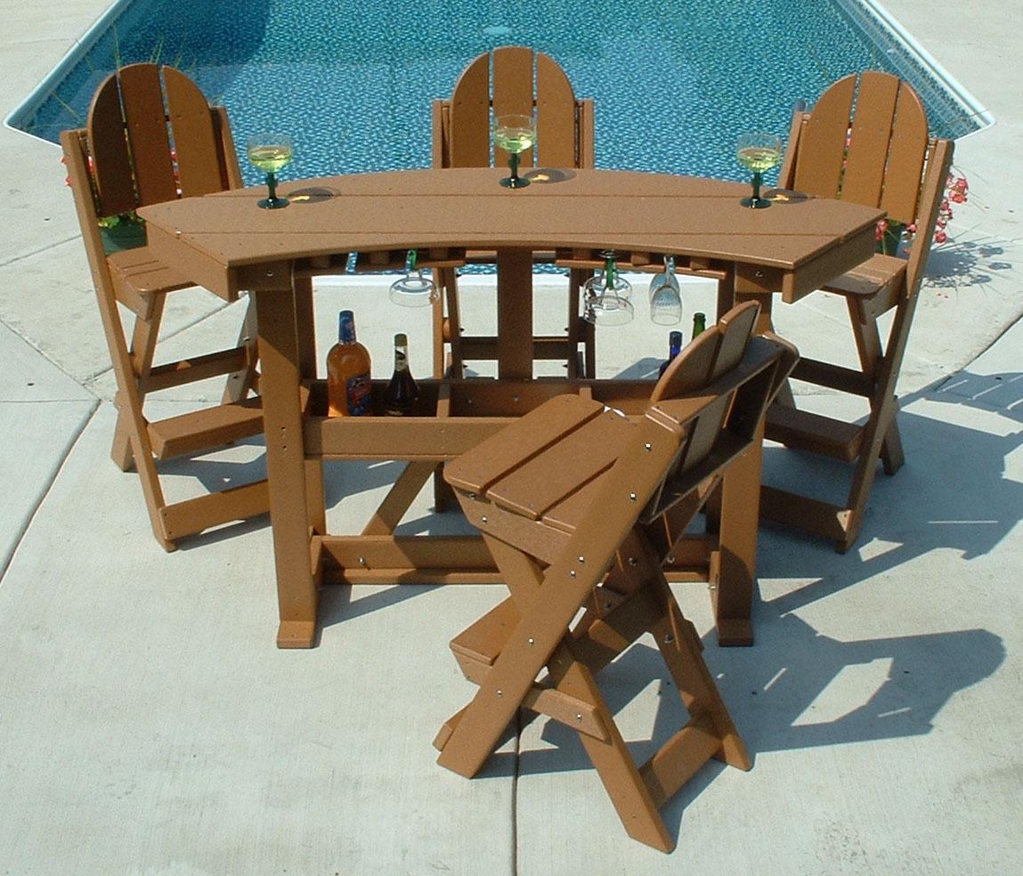 Tailwind Furniture Recycled Plastic Curved Bar - GTPS 444 - LEAD TIME TO SHIP 4 WEEKS OR LESS