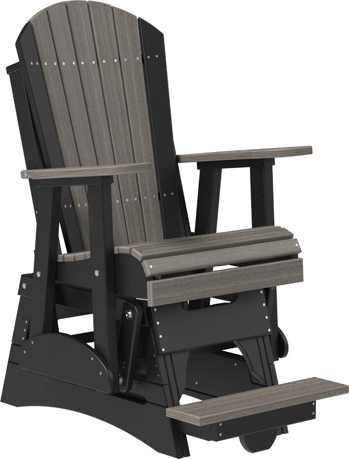 LuxCraft Recycled Plastic Counter Height  2' Adirondack Counter Height Balcony Glider  - LEAD TIME TO SHIP 7 BUSINESS DAYS OR LESS