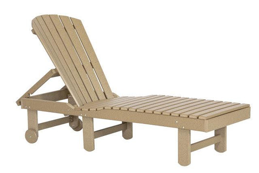 Leisure Lawns Amish Made Recycled Plastic Fanback Lounge Model #331 - LEAD TIME TO SHIP 4 WEEKS