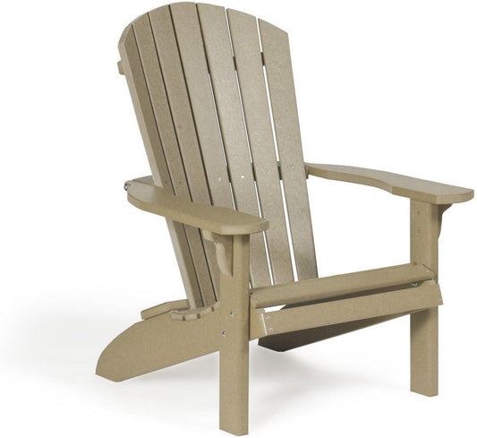 Leisure Lawns Amish Made Recycled Plastic Fan-Back Adirondack Chair Model #360 - LEAD TIME TO SHIP 4 WEEKS
