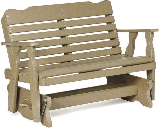 Leisure Lawns Amish Made Recycled Plastic 4' West Chester Glider Model #400 - LEAD TIME TO SHIP 4 WEEKS