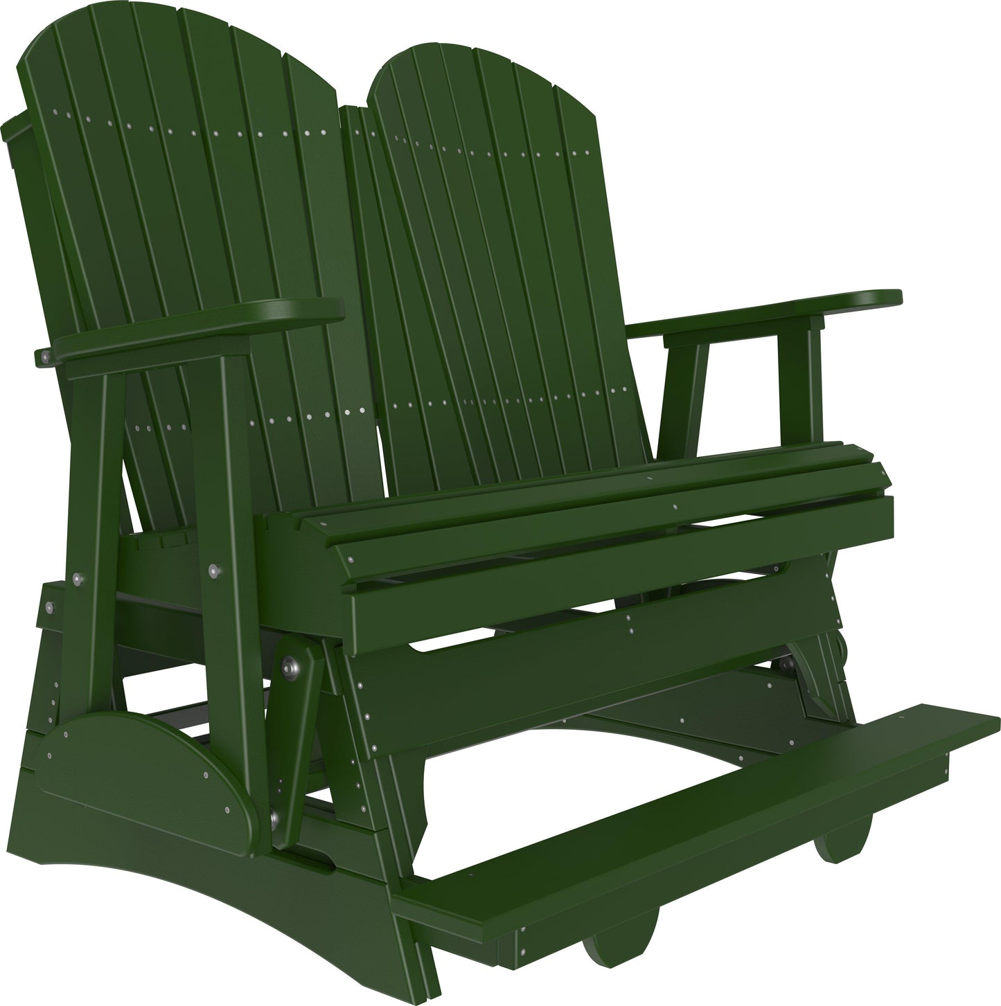 LuxCraft Recycled Plastic Counter Height 4' Adirondack Balcony Glider  - LEAD TIME TO SHIP 7 BUSINESS DAYS OR LESS