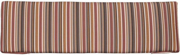 luxcraft 5' sunbrella outdoor porch swing / glider cushion brannon redwood