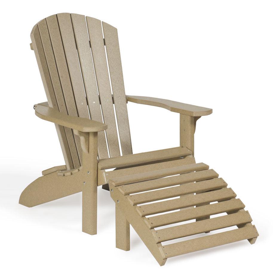 Leisure Lawns Amish Made Recycled Plastic Adirondack Ottoman Model #701 - LEAD TIME TO SHIP 6 WEEKS OR LESS