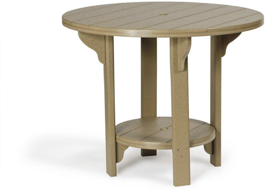 Leisure Lawns Amish Made Recycled Plastic 42" Round Table (Dining Height) Model #742D - LEAD TIME TO SHIP 6 WEEKS OR LESS